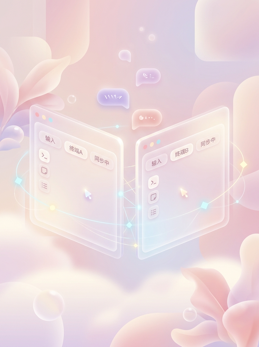 先把一块能一起看的终端搭出来