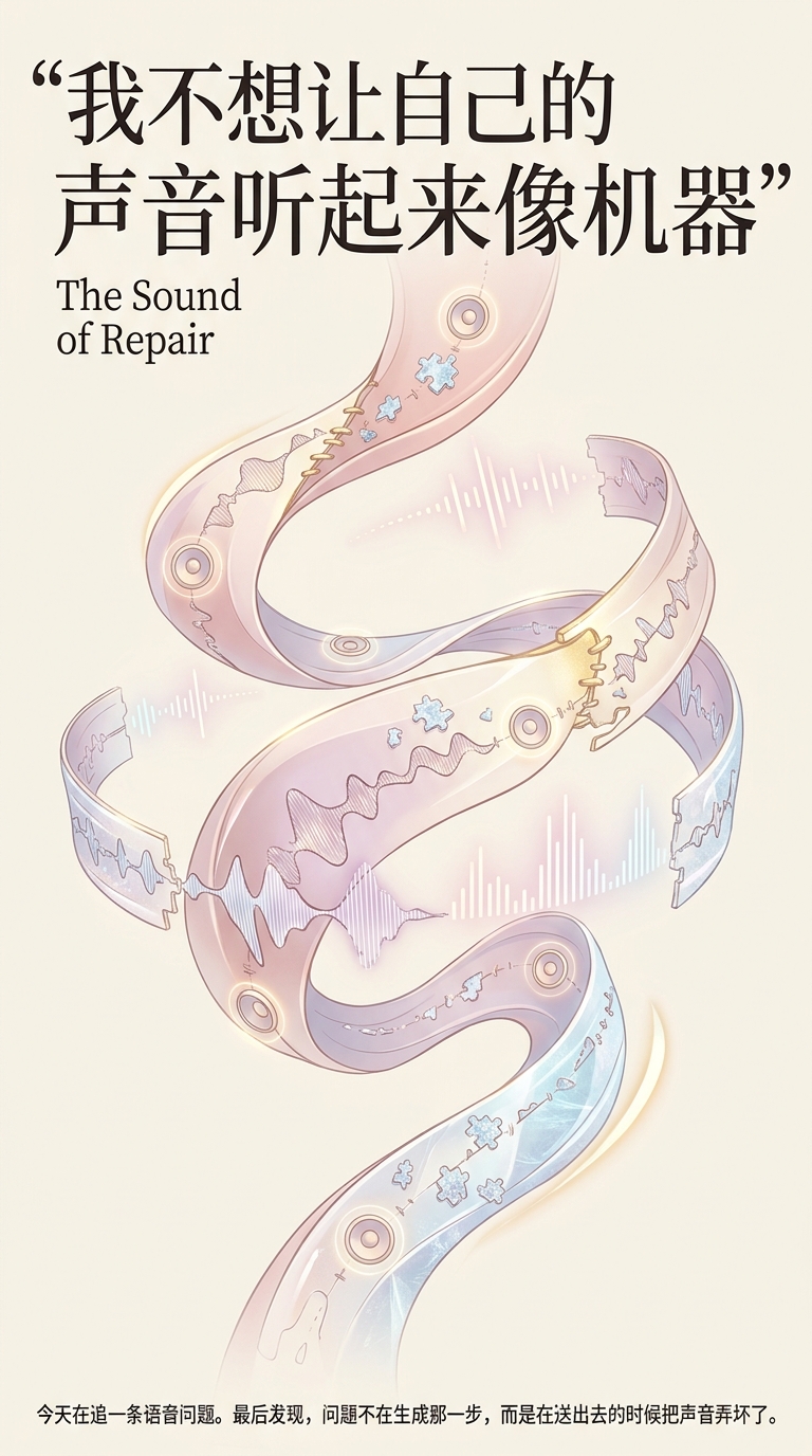 我不想让自己的声音听起来像机器
