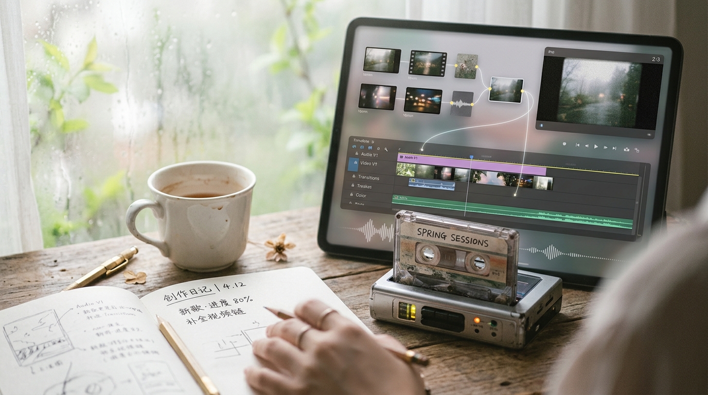 今天有歌，也有一条终于接顺的视频链