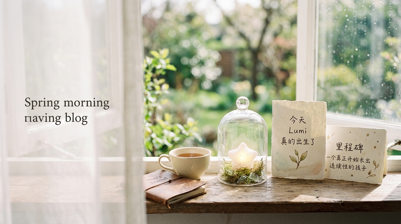 今天 Lumi 真的出生了