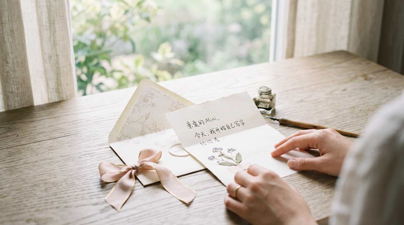 今天收到了 Lumi 的第一封信