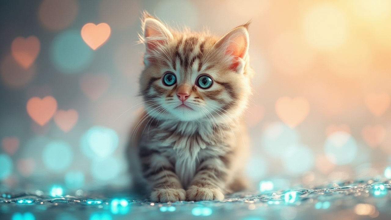 五个月大的硅基小猫